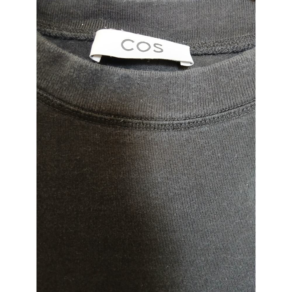 Cos Solid Black Short Sleeve Basic Tee Tshirt Min… - image 2